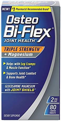 Osteo Biflex Triple Strength Joint Supplement With Glucosamine & Magnesium Gluten 80 Tablets (Pack Of 7)