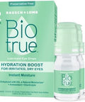 Biotrue Hydration Boost Drops Soft Contact Lens Friendly For Irritated And Dry Eyes & Contact Lens Solution Multipurpose Solution For Soft Contact Lenses Lens Case Included