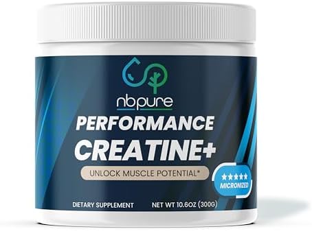 Nbpure Earthy Andy Plant Powered Protein Micronized Creatine Monohydrate Supplement