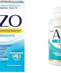 Azo Complete Feminine Balance Daily Probiotics For Women Clinically Proven & D Mannose Urinary Tract Health Cleanse Flush & Protect The Urinary Tract