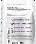 Cutler Nutrition Fundamentals Intra Or Post Workout Recovery Drink: 4 Key Ergogenic Aids For Maximum Performance And Muscle Growth: Creatine Betaalanine Betaine And Leucine 30 Servings Unflavored