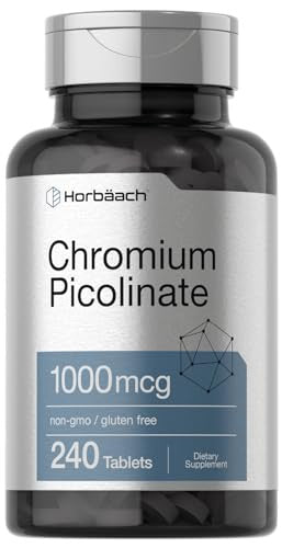 Horbaach Chromium Picolinate 240 Tablets 1000Mcg