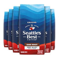 SeattleÃƒÂ¢Ã¢â€šÂ¬Ã¢â€žÂ¢s Best Coffee, Dark Roast Ground Coffee, Post Alley, 100% Arabica, 6 Bags (20 oz Each)