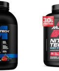 Muscletech Celltech Creatine Powder & Nitrotech Whey Protein Powder Bundle Muscle Builder & Recovery Formula 6 Lbs Creatine & 4 Lbs Whey Strawberry Flavor