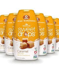 SweetLeaf Sweet Drops Flavored Stevia Liquid Sweetener Stevia Extract Zero Calories Gluten Free Keto Friendly Non GMO Natural Flavors Sugar Alternative Caramel 1.7 Fl Oz (Pack of 6)