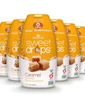 SweetLeaf Sweet Drops Flavored Stevia Liquid Sweetener Stevia Extract Zero Calories Gluten Free Keto Friendly Non GMO Natural Flavors Sugar Alternative Caramel 1.7 Fl Oz (Pack of 6)