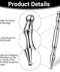 Matwsec Acupuncture Pen Stainless Steel Acupressure Pen Reflexology Massage Tool For Body Face 8 Sized Headed Acupuncture Needles Manual Deep Tissue Tool Body Point Probe Pens For Full Body Relaxing 4 Pcs
