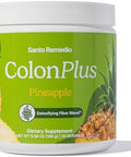 Santo Remedio Colon Plus Colon Cleanser Dietary Psyllium Husk Fiber And Probiotics Supplement 30 Servings Pineapple Flavor