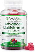 Barislim Advanced Bariatric Multivitamin Gummies - Specially Formulated Bariatric Vitamins For Patients After Weight Loss Surgery - Supports Energy & Immune Health Mixed Berry (90 Vegan Gummies)