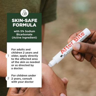 After Bite Advanced Formula - Itch Relief With Sodium Bicarbonate - Ideal For Mosquito & Fire Ant Bites Bees & More - Portable Pen Applicator - 0.5 Oz (4 Pack)