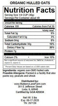 Whole Oats 5 Pounds Hulled, Groats, USDA Certified Organic Non-GMO Bulk, Mulberry Lane Farms