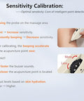 Leawell Electronic Acupuncture Meridian Pen Electric Acupoints Finder Acupressure Point Therapy Tool For Pain Relief With 3 Massage Heads Rechargeable