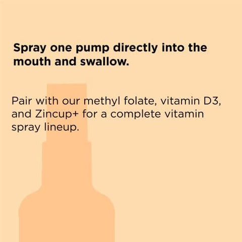 nbpure Organic and Vegan Vitamin Methyl B12 Spray Natural Energy Mood and Nerve System Support for Women Men Kids 500mcg Liquid Methylcobalamin Per Spray