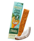 SOLELY - Organic Pineapple Coconut Fruit Jerky - 1 Individually Wrapped Strip - Fruit Leather Made from Dried Fruit - Healthy Snacks for Adults & Kids - Non GMO, Vegan Snacks - 0.8oz (23g)