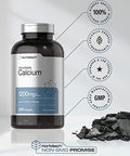 Horbaach Calcium 1200 mg with Vitamin D3 240 Softgels 5000 IU Vitamin D3 Absorbable Calcium Supplement for Women and Men NonGMO Gluten Free