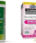 Amazing Grass Greens Blend Superfood: Super Greens Powder Smoothie Mix & Garden Of Life Dr. Formulated Women'S Probiotics Once Daily 16 Strains