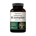 NatureBell Methylated B Complex Vitamins 240 Vegetarian Capsules High Bioavailability 12in1 Formula for Immune Health and Energy Support* NonGMO and GlutenFree