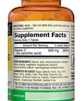 Mason Natural Vitamin C 500 Mg Immune Support & Antioxidant Supplement Promotes Collagen Production & Cell Protection 100 Tablets