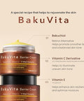 Thankyou Farmer Bakuvita Barrier Cream - Bakuchiol Cream, Day & Night Korean Moisturizer, Bakuchiol Retinol Alternative, Vitamin C + E Korean Serum, Pore Care, Firming, Vegan 1.75 Fl Oz (50Ml)