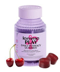 Lemme Play Daily Intimacy Gummies For Women And Men W/Clinically-Studied S7 Nitric Oxide Complex For Healthy Blood Flow Maca Root Goat Weed - Cherry Flavored (60 Count)