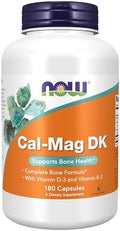Now Foods Supplements Calmag Dk With Vitamin D3 And Vitamin K2 Supports Bone Health 180 Capsules