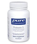 Pure Encapsulations Probiotic5 dairyfree 60 caps