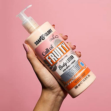 Soap & Glory Original Pink The Righteous Butter Moisturizing Body Lotion Pump - Shea Butter Vitamin E & Aloe Vera Vegan Body Moisturizer - Rose & Bergamot Scented Lotion (500Ml)