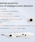 Leawell Electronic Acupuncture Pen Meridian Acupoints Finder Electric Acupressure Point Massage Pulse Therapy Tool For Pain Relief Rechargeable