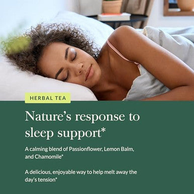 Gaia Herbs Sleep & Relax Herbal Tea Supportive Sleep Aid For A Natural Calm To Prepare For A Good Night'S Rest With Passionflower Chamomile & Lemon Balm 16 Caffeine Tea Bags