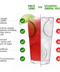 True Citrus TRUE LIME Black Cherry Limeade Drink Mix (10 Packets) No Artificial Sweeteners Low Calorie Water Flavor Packets & Water Enhancer with Stevia