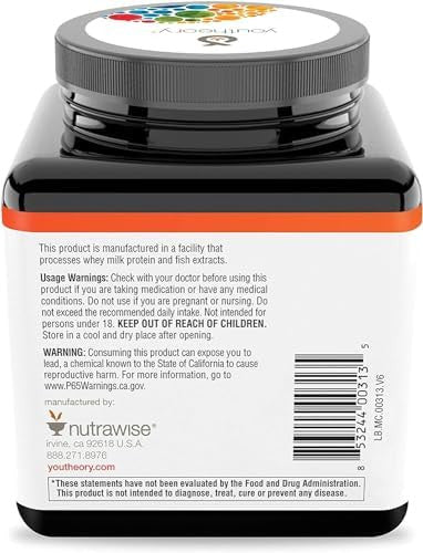 Youtheory Marine Collagen - 2,500 Mg Hydrolyzed Collagen - Supports Skin - Fish-Sourced Collagen - With Vitamin C, A, C, E, B6, B12 & More - Highly Digestible And Absorbable - 290 Tablets