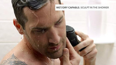 Andis Explorer Waterproof Beard & Body Trimmer: Precision Cutting Advanced Features And Long-Lasting Power Lithium Ion Battery 4 Function Display Cutter Turbo Mode Black 562066