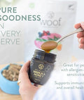 The New Zealand Natural Pet Food Co Woof Dog Treats - Manuka Honey, Dog Treats Small & Large Dog, Natural, Topper or Dog Treat, 8.8oz