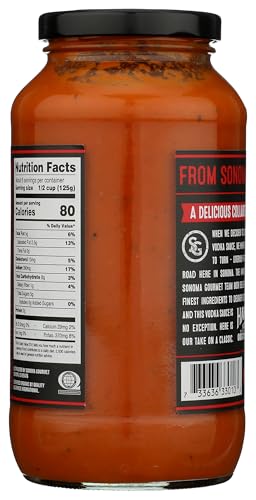 Sonoma Gourmet, Pasta Sauce Vodka Cream Organic, 25 Ounce