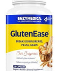 Enzymedica Glutenease Digestive Enzymes For Food Intolerance Support For Gluten & Crosscontamination Fast Acting Gas & Bloating Relief 120 Count (Ffp)