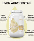 Sweat Ethic Whey'D Protein Powder 25 G Whey Protein Blend With Concentrate (30 Ounce Vanilla Cake Batter)