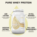 Sweat Ethic Whey'D Protein Powder 25 G Whey Protein Blend With Concentrate (30 Ounce Vanilla Cake Batter)