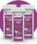 Omne Diem Drinkhd 20 Count 3 Pack - Diamine Oxidase - Dao Enzyme In A Convienant Carry Package.