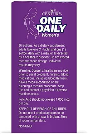 21St Century Prenatal With Dha Tablets And Softgels 120 Count