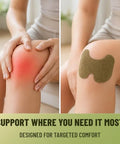 Tolevita Knee Patches 40 Patches Per Pack With Wormwood Ginger Safflower Notoginseng Capsicum And Menthol Warm And Cool Comfort And Everyday Wellness