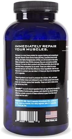 Ryno Power Recovery Postworkout Supplement Capsules (33 Servings)
