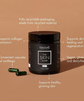 Welleco The Skin Elixir + The Hair Elixir Vegan Beauty Supplements Bundle Promotes Hair Growth & Reduces Breakage Supports Healthy Skin & Collagen Formation 60 Capsules Each