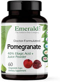 Emerald Labs Pomegranate Extract - Pomegranate Extract (40% Ellagic Acid) & Pomegranate Juice Powder For Immune Response & Heart Support - 60 Vegetable Capsules (30-Day Supply)
