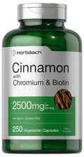 Horbaach Cinnamon With Chromium & Biotin 250 Capsules