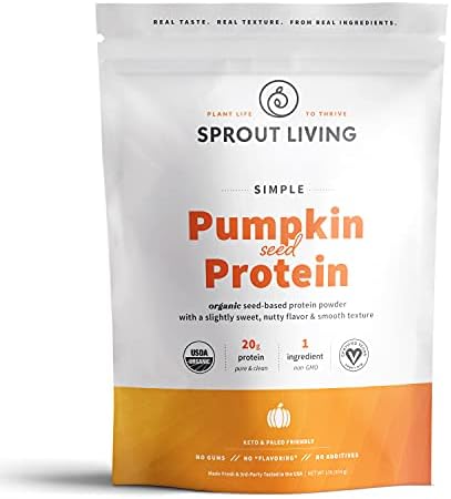 Sprout Living Protein Essentials Vanilla Lucuma & Pumpkin (Epic Protein Vanilla Lucuma And Simple Protein Pumpkin) Complete Organic Plantbased Protein Powders