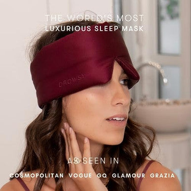 Drowsy Deep Sleep Bundle Sleep This Season. Luxury Silk Sleep Mask Drowsy La Vie En Rouge Sleep Mask And Drowsy Deep Sleep Sos Pillow Spray