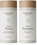 Stonehenge Health Dynamic Nerve + Dynamic Turmeric Bundle Supplements To Support Comfort Tingling Numbness Burning
