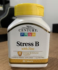 21St Century Stress B With Zinc Tablets 66 Count (Pack Of 3)