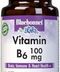 Bluebonnet Nutrition Vitamin B6 Vegetable Capsules 100 Mg For Cardiovascular And Nervous System Health 90 Count