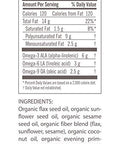 Flora Udos Choice HighLignan 369 Omega Oil Blend Udos Oil Balanced 211 Ratio of Omega Fatty Acids Made with Organic Flax Sesame Sunflower Seed Oils 17oz. Glass Bottle